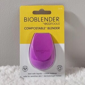 EcoTools BioBlender Compostable Makeup Sponge Purple Vegan Sensitive Skin NEW